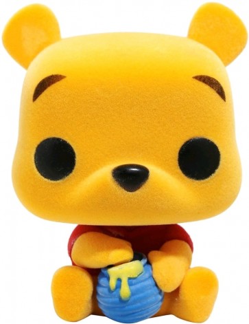 Winnie the Pooh - Seated Pooh Flocked Pop! Vinyl