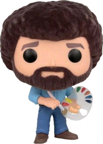 The Joy of Painting - Bob Ross Flocked US Exclusive Pop! Vinyl