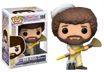 The Joy of Painting - Bob Ross with Paintbrush Pop! Vinyl