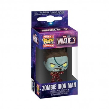 What If - Zombie Iron Man Pocket Pop! Keychain