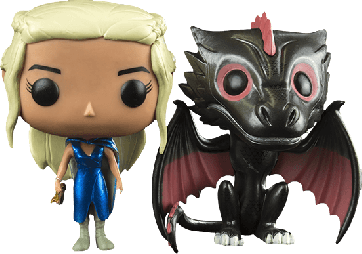 Game of Thrones - Drogon & Mhysa Metal Pop! Vinyl Figures 2-Pack