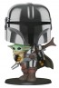 Star Wars: The Mandalorian - Mandalorian with Child Chrome 10" Pop! Vinyl