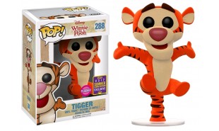 Winnie the Pooh - Tigger Bouncing Flocked Pop! Vinyl SDCC 2017