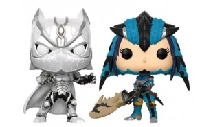 Marvel vs Capcom - Black Panther & Monster Hunter Pop! Vinyl 2-pack