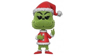 Dr Seuss - Santa Grinch Flocked US Exclusive Pop! Vinyl