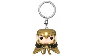 Wonder Woman: 1984 - Wonder Woman Gold Power Pose Pocket Pop! Keychain