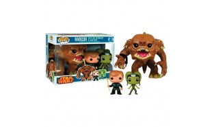 Star Wars - Rancor 6" with Luke Skywalker and Slave Oola Pop! Vinyl Figure 3-pack