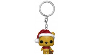 Winnie the Pooh - Winnie the Pooh Diamond Glitter Holiday US Exclusive Pocket Pop! Keychain