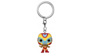 Iron Man - Luchadore Iron Man Pocket Pop! Keychain