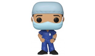Pop! Heroes - Front Line Worker Male #1 Purple Pop! Vinyl