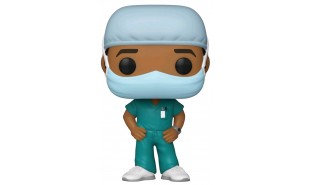 Pop! Heroes - Front Line Worker Male #2 Green Pop! Vinyl