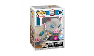 Demon Slayer - Inosuke Hashibira US Exclusive Flocked Pop! Vinyl