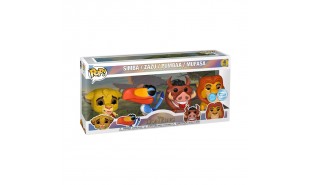 Lion King (1994) - Simba, Zazi, Pumbaa, Mufasa US Exclusive Glitter Pop! 4-Pack