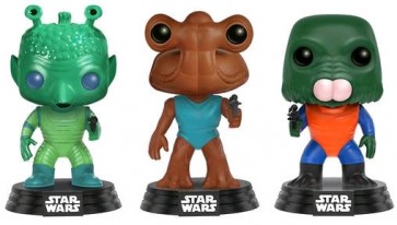 Star Wars - Cantina Greedo / Hammerhead / Walrus Man US Exclusive Pop! Vinyl 3-Pack