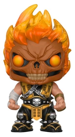 Mortal Kombat - Scorpion Flaming Skull US Exclusive Pop! Vinyl