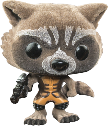 Guardians of the Galaxy - Rocket Flocked Pop! Vinyl Figure