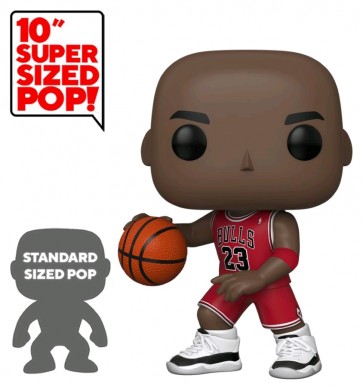 NBA: Bulls - Michael Jordan Red Jersey 10" Pop! Vinyl