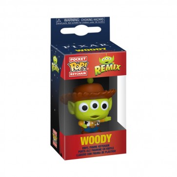 Pixar - Alien Remix Woody Pocket Pop! Keychain