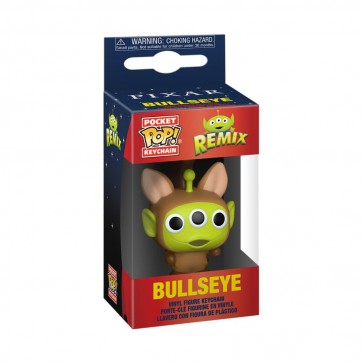 Pixar - Alien Remix Bullseye Pocket Pop! Keychain