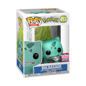 Pokemon - Bulbasaur Diamond Glitter Pop! Vinyl SDCC 2021