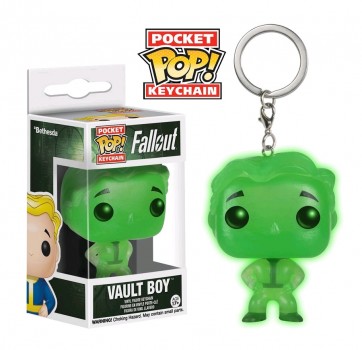 Fallout - Vault Boy Green Pocket Pop! Keychain