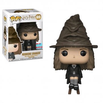 Harry Potter - Hermione w/Sorting Hat Pop! Vinyl NYCC 2018