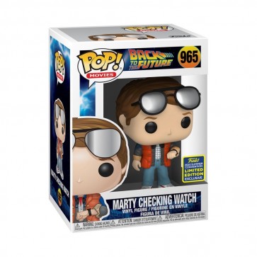 Back to the Future - Marty checking watch Pop! Vinyl SDCC 2020