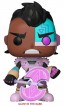 Teen Titans Go! - The Night Begins to Shine Cyborg with Axe Glow US Exclusive Pop! Vinyl