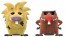 Angry Beavers - Norbert and Daggett Flocked US Exclusive Pop! Vinyl 2-pack