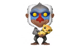 The Lion King - Rafiki with baby Simba Flocked US Exclusive Pop! Vinyl