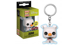The Nightmare Before Christmas - Zero Glow Pocket Pop! Keychain