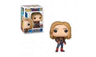 Captain Marvel - Captain Marvel with Jacket US Exclusive Pop! Vinyl