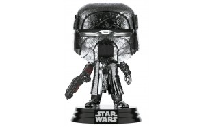 Star Wars - Knight of Ren Blaster Episode IX Rise of Skywalker Hematite Chrome Pop! Vinyl