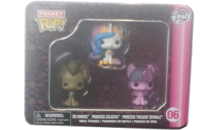 My Little Pony - Whooves, Celestia & Twilight Pocket Pop! 3-Pack Tin