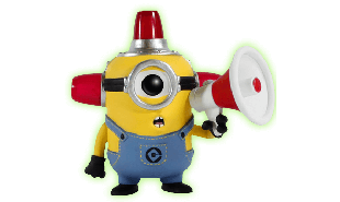 Despicable Me - Fire Alarm Minion Glow Pop! Vinyl Figure