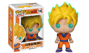 Dragon Ball Z - Glow Super Saiyan Goku Pop! Vinyl Figure