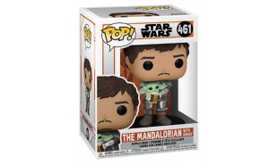 Star Wars: The Mandalorian - Mandalorian with Grogu Pop! Vinyl