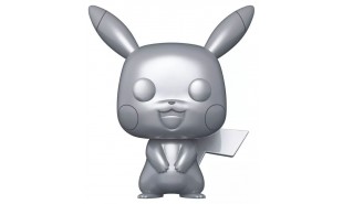 Pokemon - Pikachu Silver Metallic 25th Anniversary 10" US Exclusive Pop! Vinyl