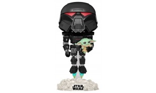 Star Wars: The Mandalorian - Darktrooper & Child Glow US Exclusive Pop! Vinyl
