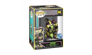 The Nightmare Before Christmas - Zero Black Light (Artist) US Exclusive Pop! Vinyl  w/Protec