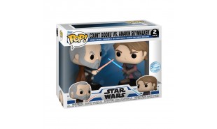 Star Wars: The Clone Wars - Anakin Skywalker Vs Count Dooku US Exclusive Pop! Vinyl 2-Pack