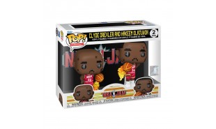 NBA JAM: Rockets - Clyde Drexler & Hakeem Olajuwon 8-Bit Pop! Vinyl 2 Pack
