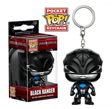 Power Rangers Movie - Black Ranger Pocket Pop! Keychain