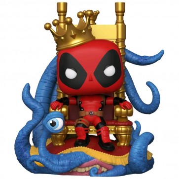 Deadpool - King Deadpool on Throne Metallic US Exclusive Pop! Deluxe