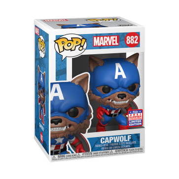 Captain America - Capwolf Year of the Shield Pop! Vinyl SDCC 2021