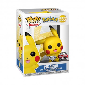 Pokemon - Pikachu Waving Diamond Glitter US Exclusive Pop! Vinyl