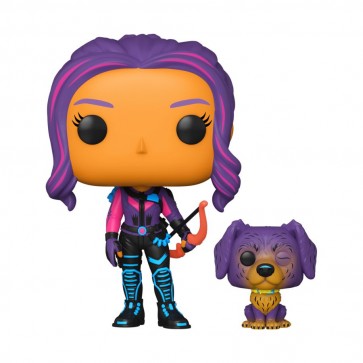 Hawkeye - Kate Bishop & Lucky Black Light US Exclusive Pop! Vinyl