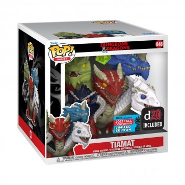 Dungeons & Dragons - Tiamat NYCC 2021 6" Pop! Vinyl & Dice