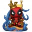 Deadpool - King Deadpool on Throne Metallic US Exclusive Pop! Deluxe