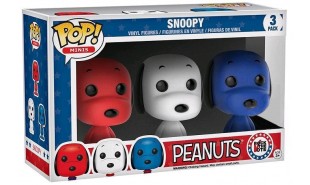Peanuts - Rock the Vote Snoopy Mini Pop! Vinyl Figure 3 Pack
